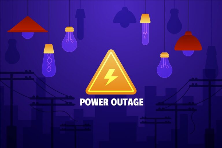 gradient-power-outage-background